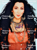CHER AMERICAN POP SINGER  ACTRESS SIGNED GLOSSY PHOTO 8"X11". #4