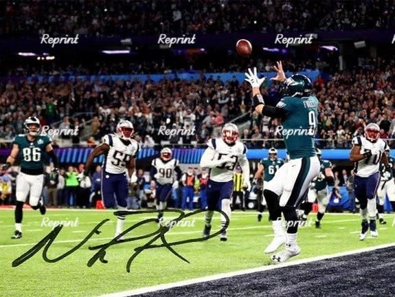 NICK FOLES PHILADELPHIA EAGLES REPRINT GLOSSY SIGNED PHOTO 8"X11". #3
