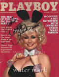 DOLLY PARTON AMERICAN ACTRESS SINGER PLAYBOY MAGAZINE REPRINT SIGNED 8"X11". #20