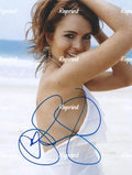LINDSAY LOHAN AMERICAN ACTRESS SINGER REPRINT GLOSSY SIGNED PHOTO 8"X11".#3