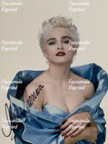 MADONNA SINGER & SONG WRITER REPRINT SIGNED PHOTO 8"X11". #6