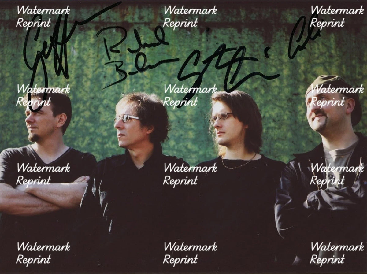 PORCUPINE TREE ENGLISH PROGRESSIVE ROCK BAND MULTI SIGNED PHOTO 8"X11".