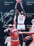 KEITH SMART - INDIAN HOOSIERS BASKETBALL SIGNED GLOSSY PHOTO 8"X11". #3