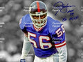 LAWRENCE TAYLOR NEWYORK GIANTS NFL FACSIMILE SIGNED PHOTO 8"X11".