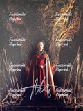 MILLY ALCOCK AUSTRALIAN ACTRESS HOUSE OF DRAGON FACSIMILE SIGNED PHOTO 8"X11".#2