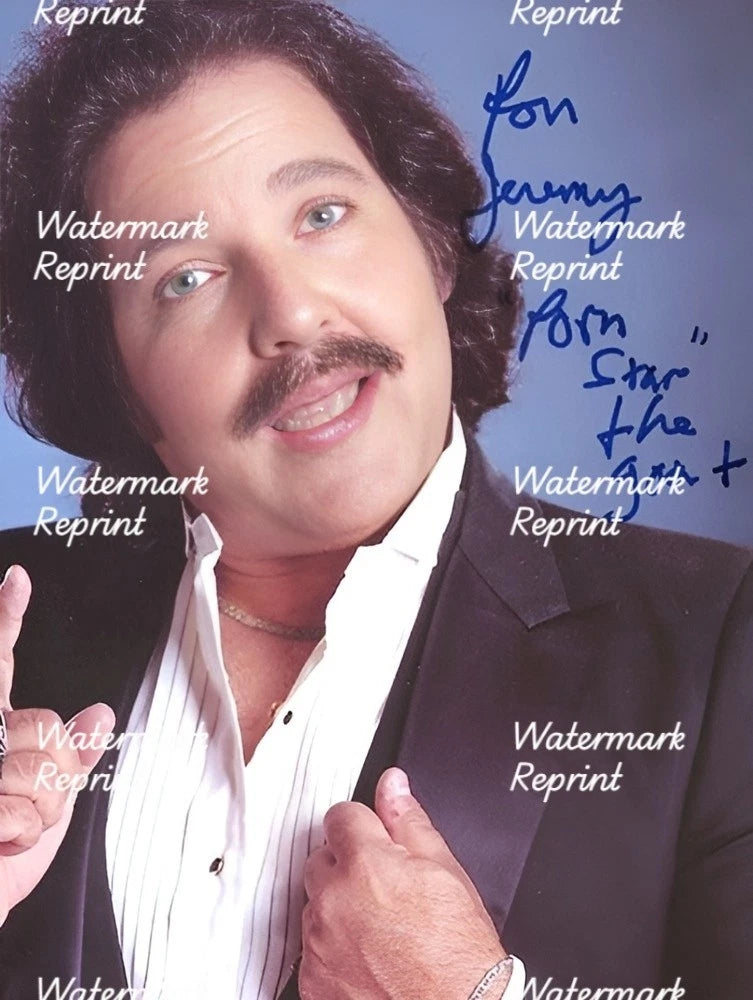 RON JEREMY AMERICAN ADULT ACTOR FILM MAKER COMEDIAN SIGNED PHOTO 8"X11".#5