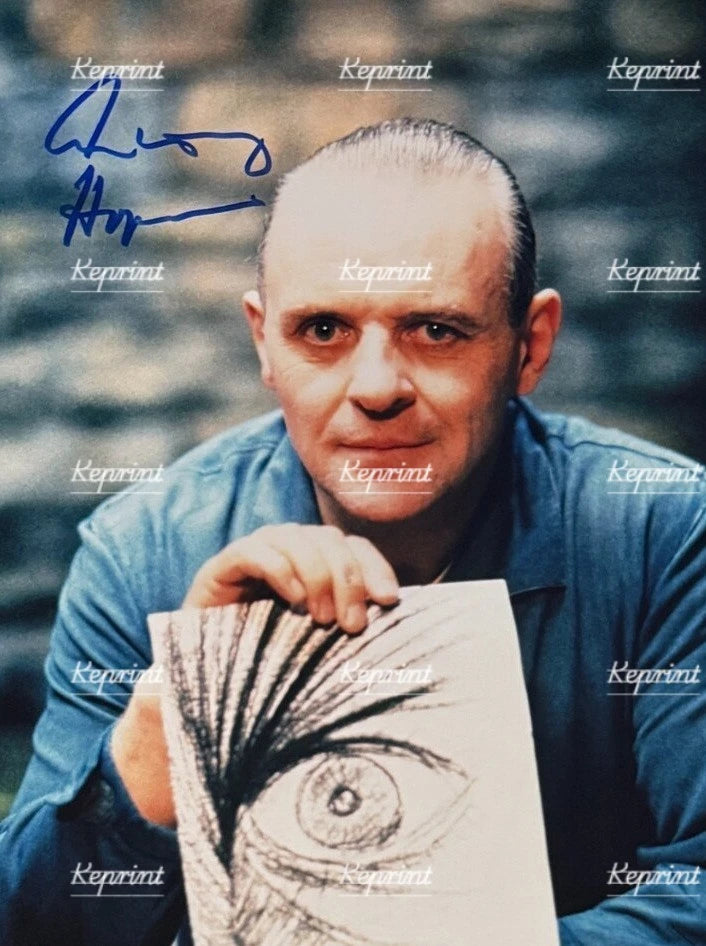 ANTHONY HOPKINS  WELSH ACTOR SIGNED GLOSSY PHOTO 11"X8". #7