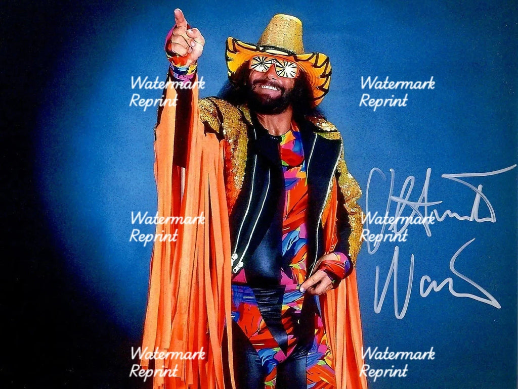 MACHO MAN RANDY SAVAGE AMERICAN WRESTLER SIGNED PHOTO 8"X11". #5