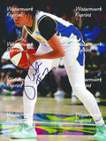 ZIA COOKE WNBA BASKETBALL SIGNED GLOSSY PHOTO 8"X11". #4