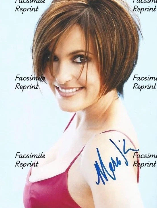 MARISKA HARGITAY AMERICAN ACTRESS PHILANTHROPIST FACSIMILE SIGNED PHOTO8"X11"#11