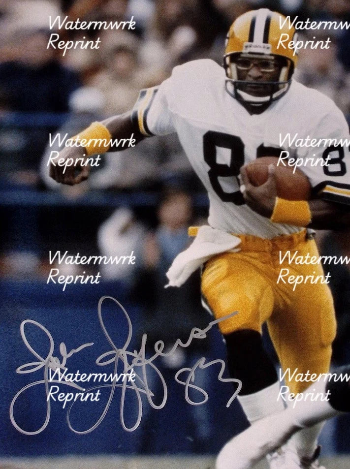 JOHN JEFFERSON AMERICAN FOOTBALL SIGNED GLOSSY PHOTO 8"X11". #5