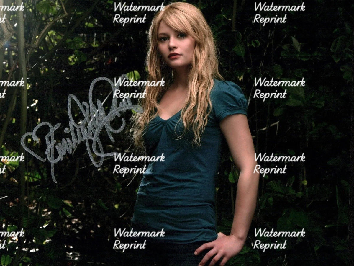 EMILIE DE RAVIN AUSTRALIAN ACTRESS SIGNED GLOSSY PHOTO 8"X11".