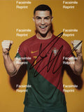 CRISTIANO RONALDO PORTUGAL SOCCER FACSIMILE SIGNED GLOSSY PHOTO 8"X11". #13