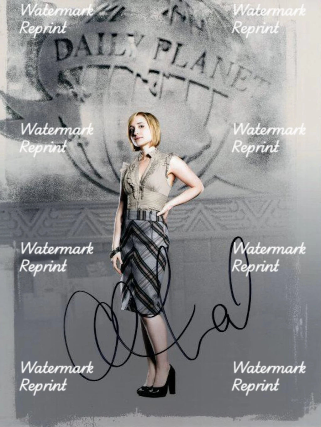 ALLISON MACK AMERICAN ACTRESS SIGNED GLOSSY PHOTO 8"X11". #4