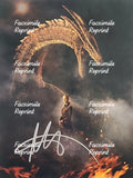 MILLY ALCOCK AUSTRALIAN ACTRESS HOUSE OF DRAGON FACSIMILE SIGNED PHOTO 8"X11".#3