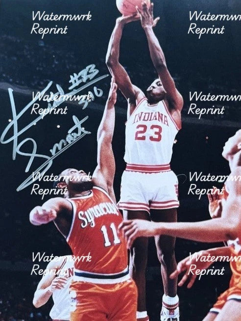 KEITH SMART - INDIAN HOOSIERS BASKETBALL SIGNED GLOSSY PHOTO 8"X11". #3