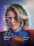 MILLY ALCOCK AUSTRALIAN ACTRESS SUPERGIRL FACSIMILE SIGNED PHOTO 8"X11".#5