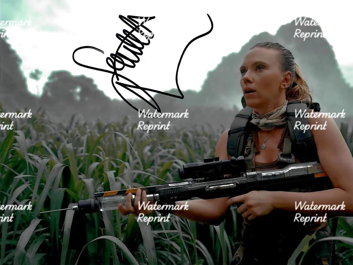 JURASSIC WORLD REBIRTH 2025 SCARLETT JOHANSSON SIGNED GLOSSY PHOTO 8"X11". #6