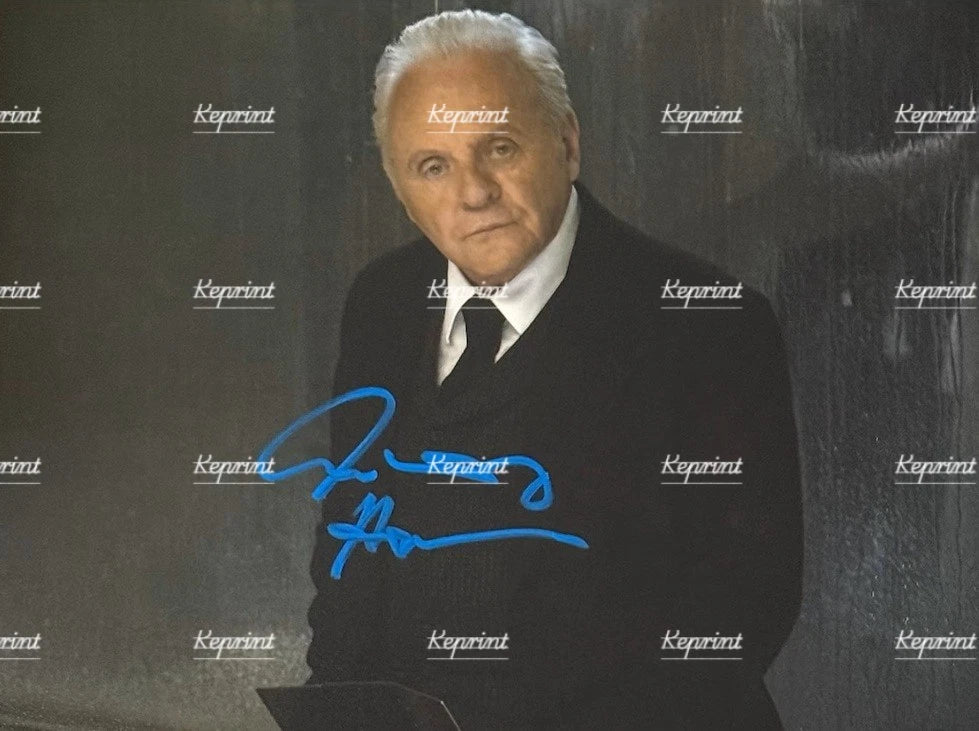 ANTHONY HOPKINS TRANSFORMERS WELSH ACTOR SIGNED GLOSSY PHOTO 11"X8". #6