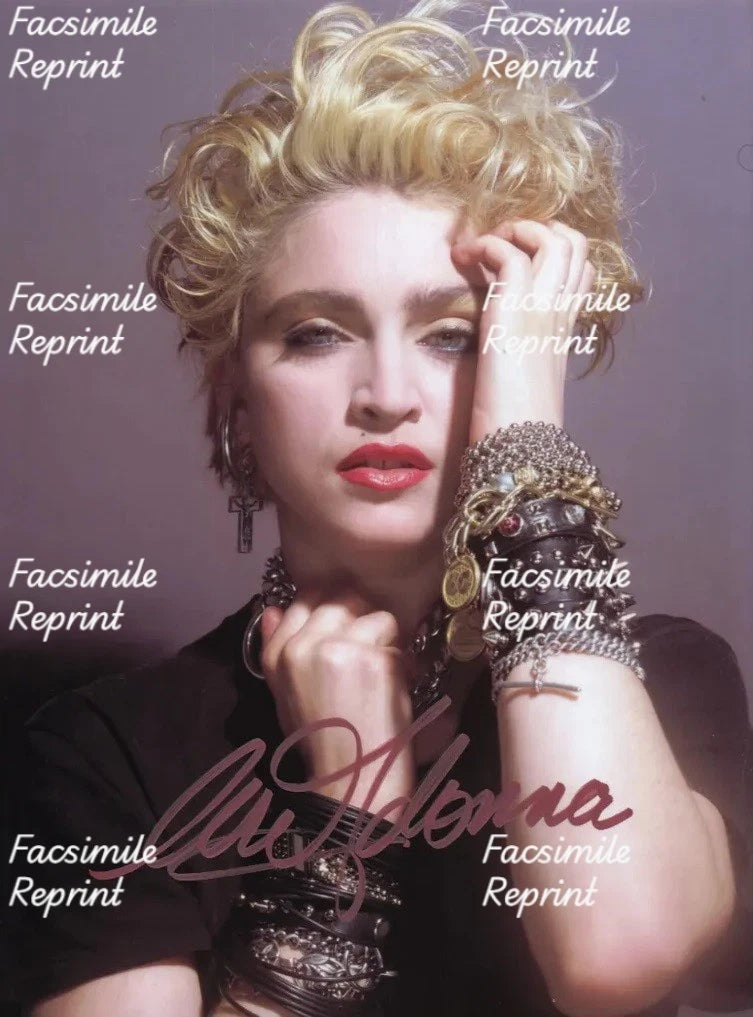 MADONNA SINGER & SONG WRITER REPRINT SIGNED PHOTO 8"X11"#1
