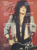 TOM KEIFER AMERICAN SINGER CINDRELLA BAND SIGNED GLOSSY PHOTO 8"X11". #4
