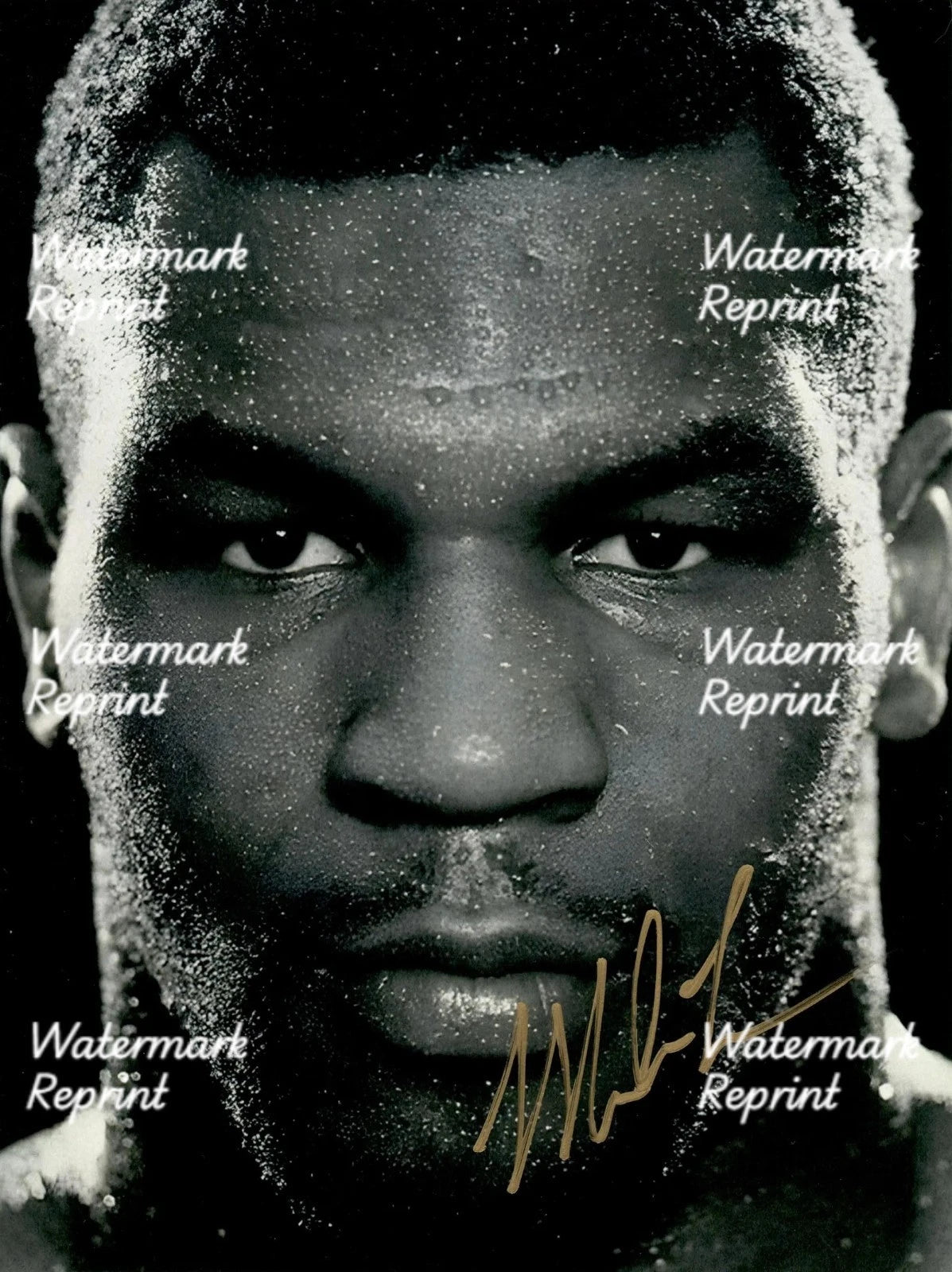 MIKE TYSON AMERICAN BOXING LEGEND SIGNED GLOSSY PHOTO 8"X11". #11