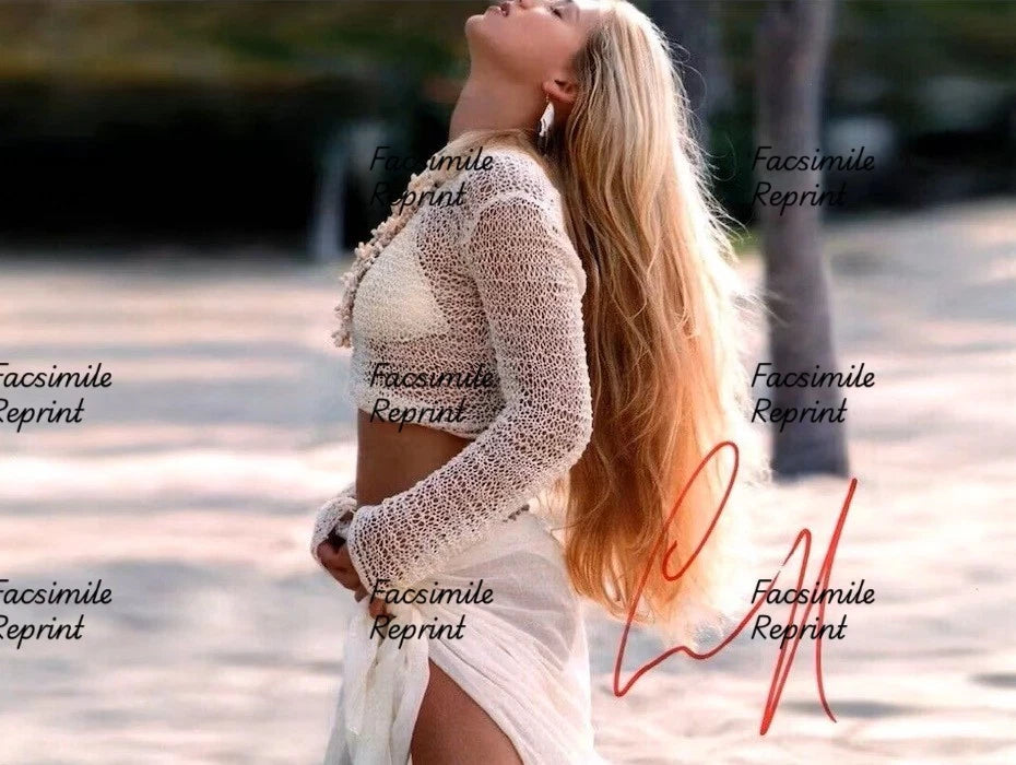ANNA KOURNIKOVA RUSSIAN MODEL & TENNIS PLAYER FACSIMILE SIGNED PHOTO 8"x11". #5