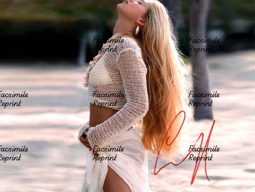 ANNA KOURNIKOVA RUSSIAN MODEL & TENNIS PLAYER FACSIMILE SIGNED PHOTO 8"x11". #5