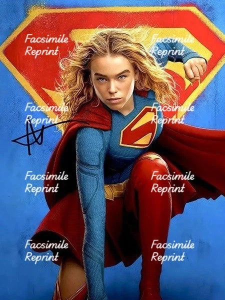 MILLY ALCOCK AUSTRALIAN ACTRESS SUPERGIRL FACSIMILE SIGNED PHOTO 8"X11".#4
