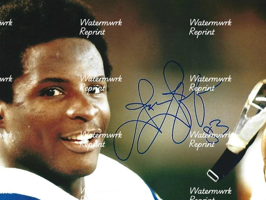 JOHN JEFFERSON AMERICAN FOOTBALL SIGNED GLOSSY PHOTO 8"X11". #4