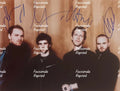 COLDPLAY ENGLISH ROCKBAND FACSIMILE SIGNEDPHOTO 8"X11".