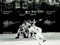 NOLAN RYAN & RICKY HENDERSON BASEBALL DUAL SIGNED PHOTO 11"X8".#7