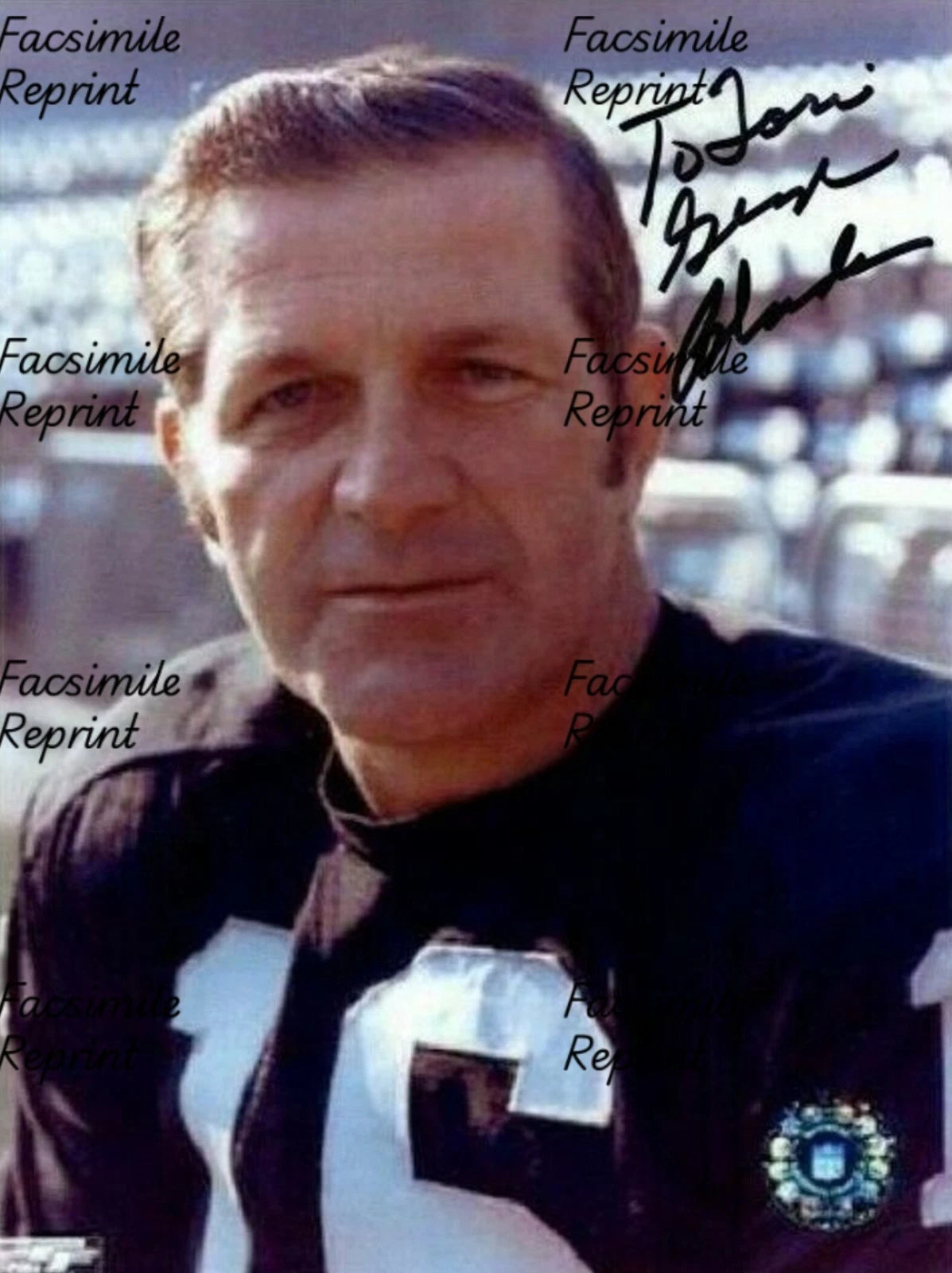 GEORGE BLANDA BASEBALL PLAYER FACSIMILE SIGNED PHOTO 8"x11". #1