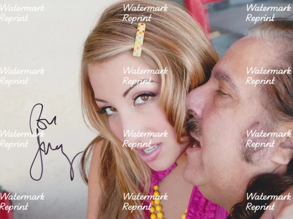RON JEREMY AMERICAN ADULT ACTOR FILM MAKER COMEDIAN SIGNED PHOTO 8"X11".#1