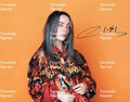 BILLIE EILISH AMERICAN SINGER SONGWRITER FACSIMILE SIGNED PHOTO 8"X11". #4