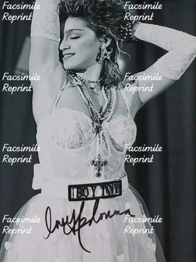 MADONNA SINGER & SONG WRITER REPRINT SIGNED PHOTO 8"X11". #7