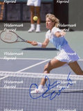 CHRIS EVERT TENNIS LEGEND SIGNED GLOSSY PHOTO 8"X11".#1