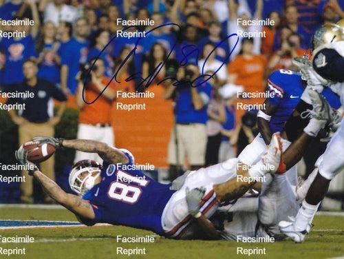 AARON HERNANDEZ AMERICAN BASEBALL FACSIMILE SIGNED GLOSSY PHOTO 8"X11".#2