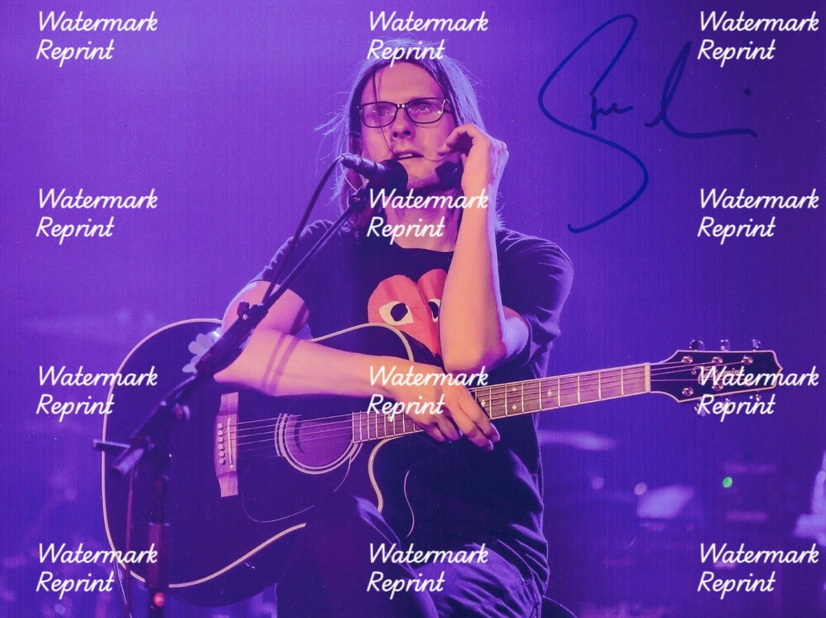 PORCUPINE TREE STEVEN WILSON FOUNDER ENGLISH ROCK BAND SIGNED PHOTO 8"X11". #1