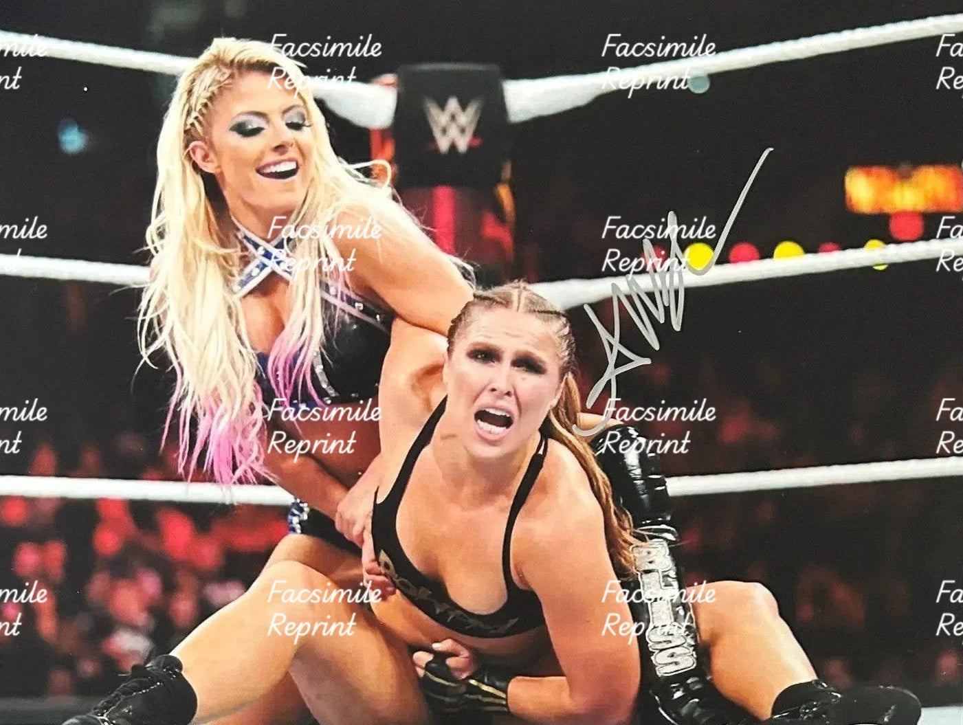 ALEXA BLISS AMERICAN PROFESSIONAL WRESTLER WWE FACSIMILE SIGNED PHOTO 8"X11".#9