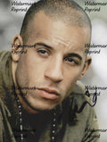 VIN DIESEL AMERICAN ACTOR  SIGNED GLOSSY PHOTO 8"X11".