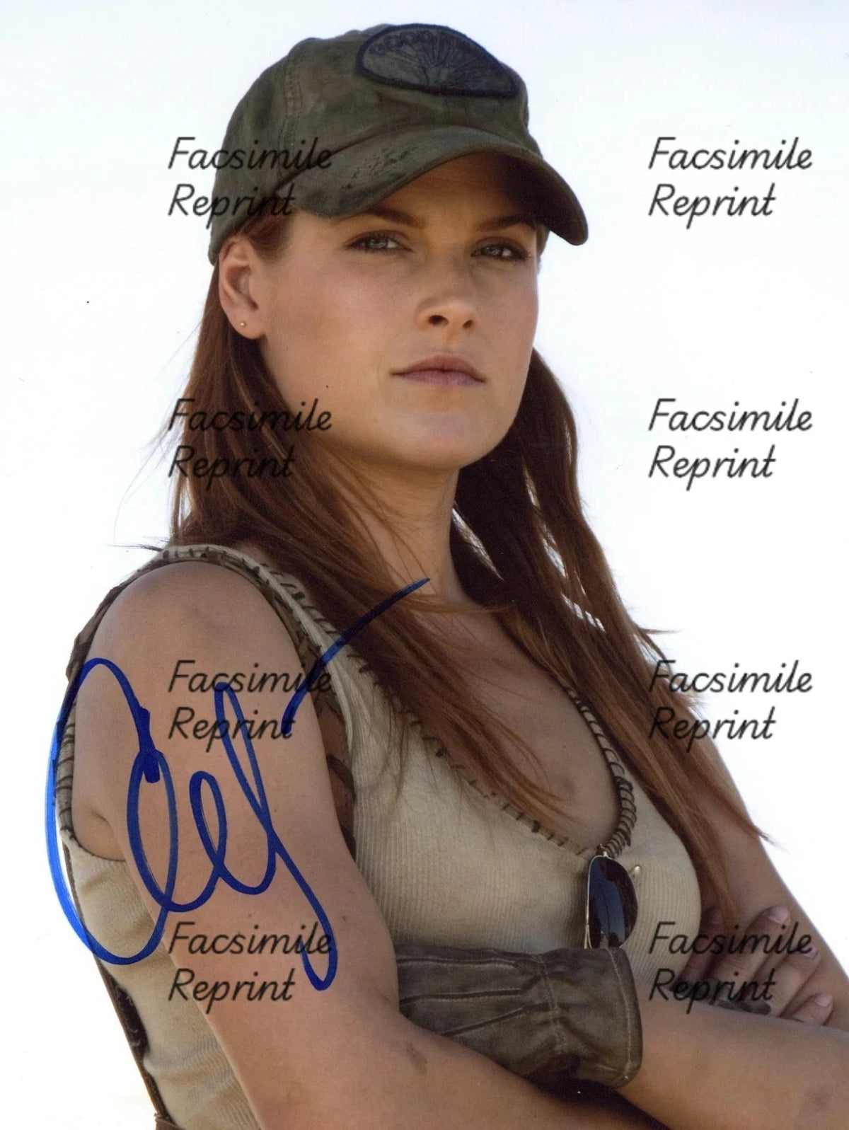 ALI LARTER AMERICAN ACTRESS MODEL FACSIMILE SIGNED REPRINT PHOTO 8"X11".#2