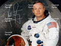 ASTRONAUT NEIL ARMSTRONG SPACE FACSIMILE REPRINT SIGNED PHOTO 8"X11".#2