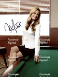 PSYCH AMERICAN TV SERIES MAGGIE LAWSON FACSIMILE SIGNED PHOTO 8"X11". #3