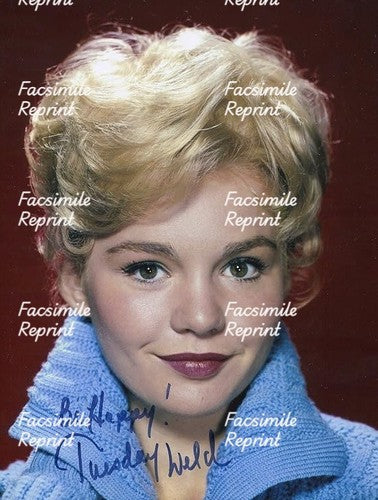TUESDAY WELD ACTRESS REPRINT FACSIMILE SIGNED PHOTO 8"X11"
