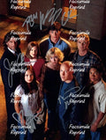 SMALLVILLE AMERICAN TELEVISION SERIES CAST FACSIMILE SIGNED PHOTO 8"X11". #2