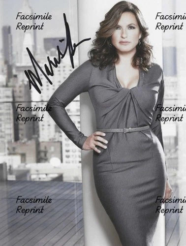 MARISKA HARGITAY AMERICAN ACTRESS PHILANTHROPIST FACSIMILE SIGNED PHOTO 8"X11"#8
