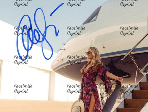 ALI LARTER AMERICAN ACTRESS MODEL FACSIMILE SIGNED REPRINT PHOTO 8"X11".#4