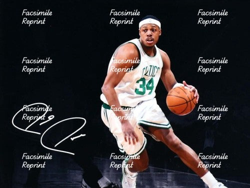 PAUL PIERCE BOSTON CELTICS AMERICAN BASKETBALL NBA SIGNED GLOSSY PHOTO 8"X11".#1