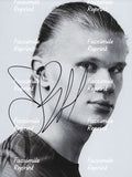 ERLING HAALAND NORWAY 2026 FIFA FOOTBALL FACSIMILE SIGNED PHOTO 8"X11".#1